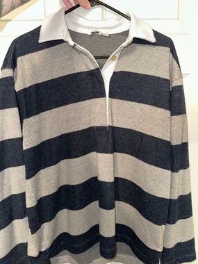 GUC Faherty Small Legend Sweater Rugby Popover - Navy Rugby